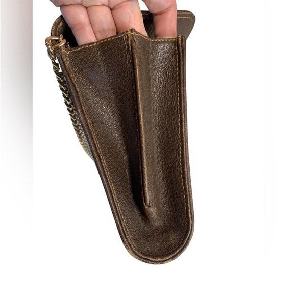 AUTHENTIC LARGE GUCCI CLUTCH WITH CHAIN STRAP - Picture 10 of 16